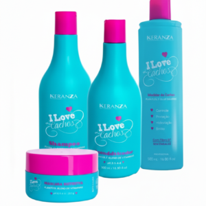 Kit I Love Cachos Com Ativador Grankera 4 Produtos